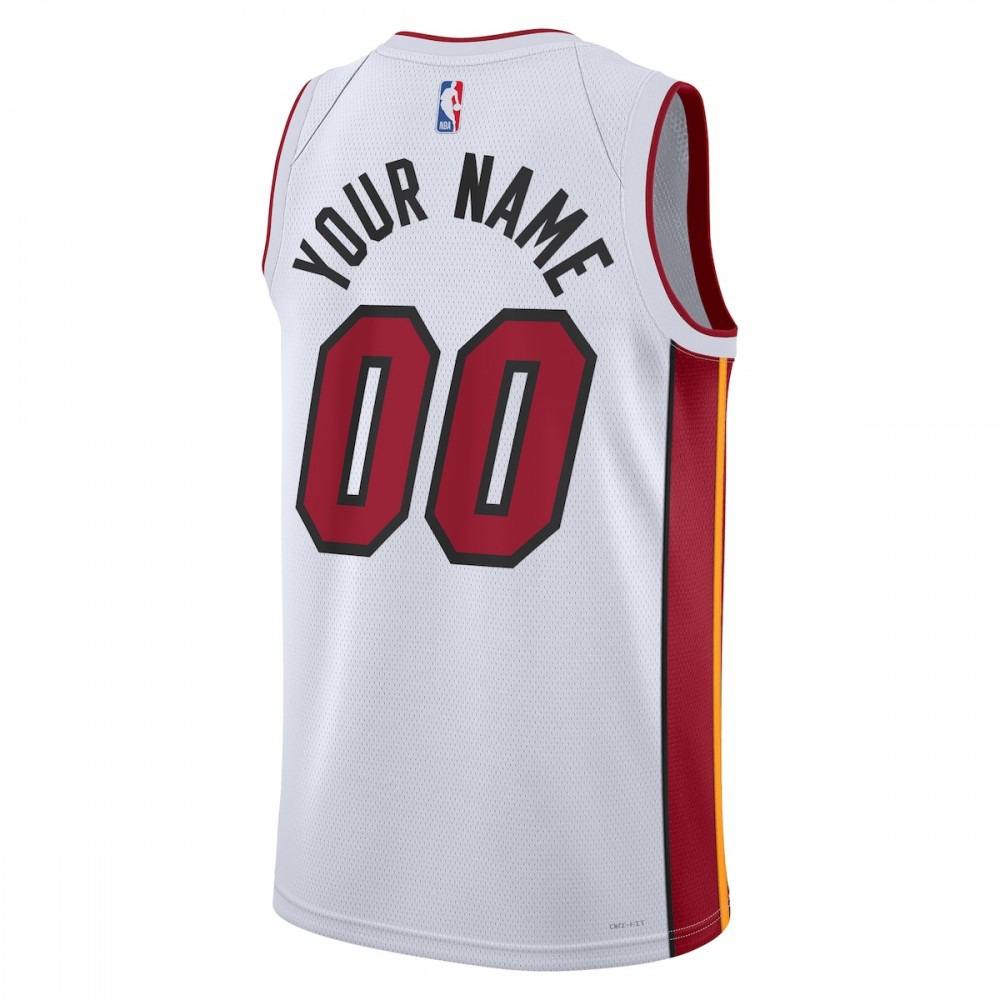Miami Heat Unisex 2022/23 Swingman Custom Jersey White - Association Edition-Pro Kit Vault | Brand New 26/27 Sports Jerseys